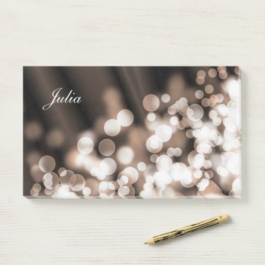 Stijlverlooptextuur met overvloed.text post-it® notes (Op bureau)