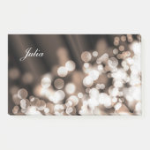 Stijlverlooptextuur met overvloed.text post-it® notes (Voorkant)