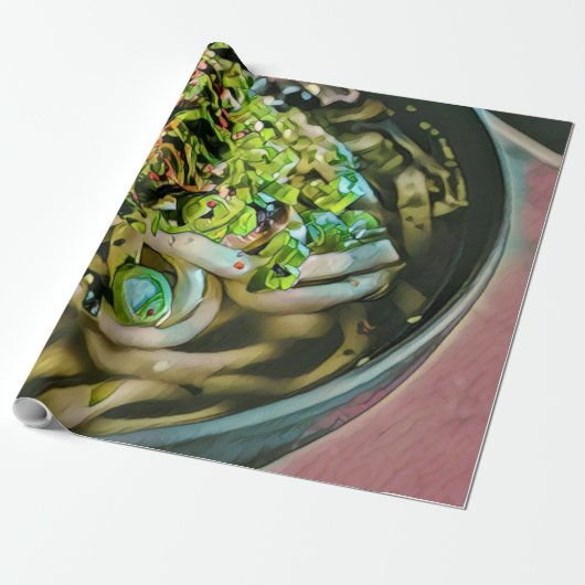 Stijlvliegende slaapmuis cadeaupapier (Uitgerold)