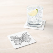Stijlvlinder 3 kartonnen onderzetters (Insitu)