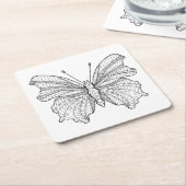 Stijlvlinder 3 kartonnen onderzetters (Schuin)