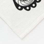 Stijlvlinder Fleece Deken (Hoek)