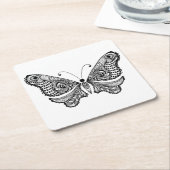 Stijlvlinder Kartonnen Onderzetters (Schuin)
