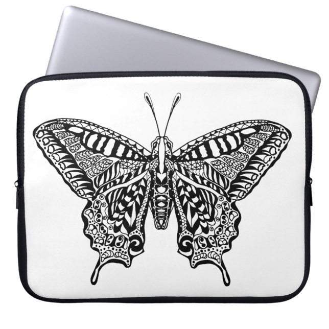 Stijlvlinder Laptop Sleeve (Voorkant)