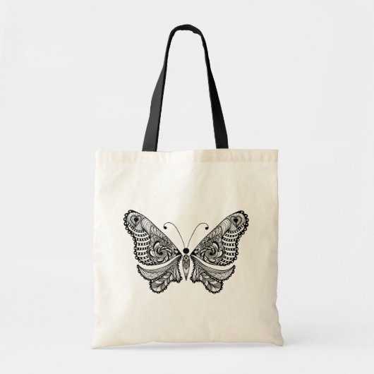 Stijlvlinder Tote Bag (Voorkant)
