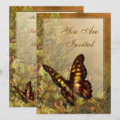 stijlvlinderillustraties kaart (Voorkant / Achterkant)