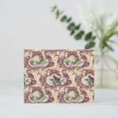  stijlvogels en blaasmuziek briefkaart (Staand voorkant)