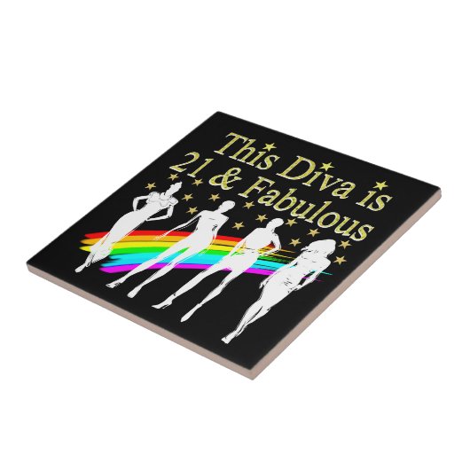 STIJLVOL 21 & FANTASTISCH MODE QUEEN DESIGN TEGELTJE (Zijkant)