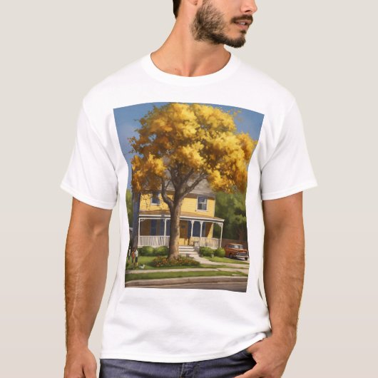 "Stijlvol 2D Vector Illustratie T-shirt - Unique G (Voorkant)