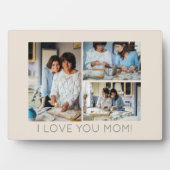 Stijlvol 3 Foto Collage Bericht aan mama Fotoplaat (voorkant)