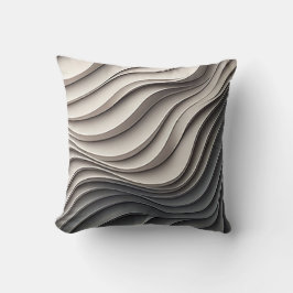 Stijlvol 3D-beige en grijs Sierkussen voor thuisde