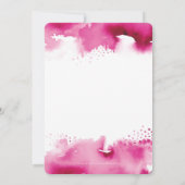 STIJLVOL 40E verjaardagsfeestje UITNODIGEN waterve Kaart (Achterkant)