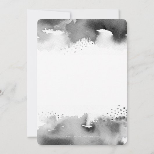 STIJLVOL 40E verjaardagsfeestje UITNODIGEN waterve Kaart (Achterkant)