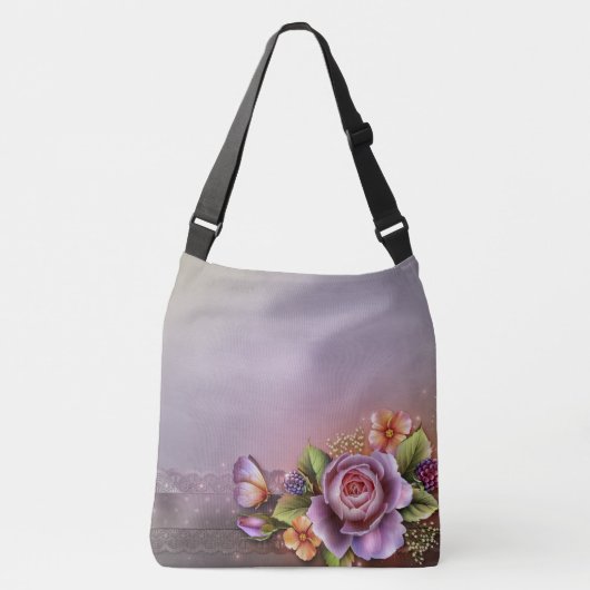 Stijlvol 4 - Dwarsband, middelgroot Crossbody Tas (Voorkant)