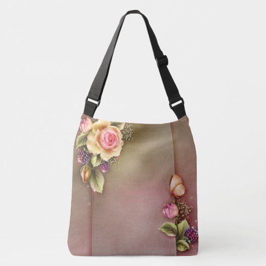 Stijlvol 4 - Dwarsband, middelgroot Crossbody Tas (Voorkant)