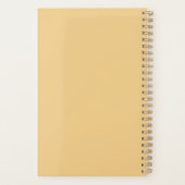 Stijlvol 8 Fotostrips Geel Blauw Aangepast Planner (Achterkant)