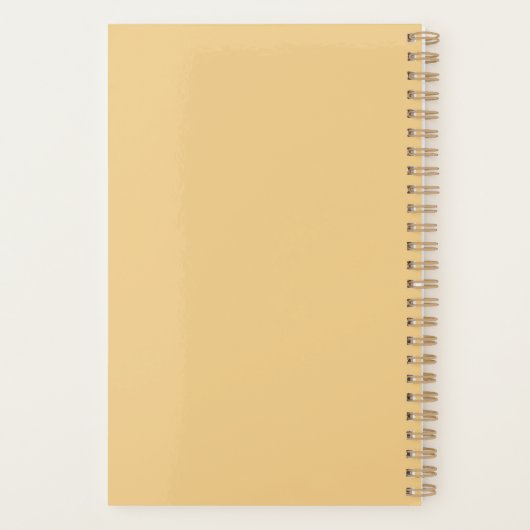 Stijlvol 8 Fotostrips Geel Blauw Aangepast Planner (Achterkant)