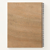 Stijlvol aangepast gastenboek voor bruiloft notitieboek (Achterkant)