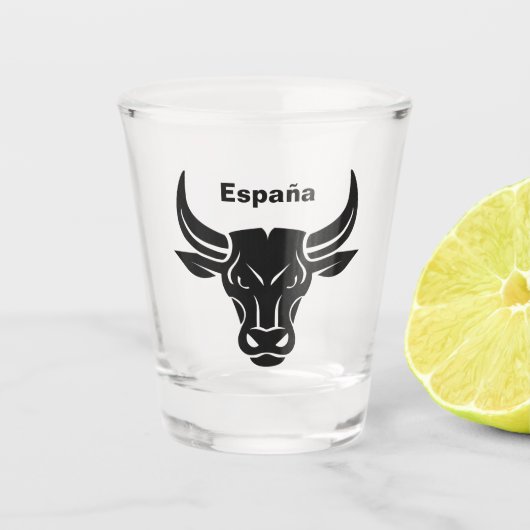 Stijlvol, aangepast tekstglas voor bulkgebruik shot glas (Voorkant)