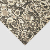 Stijlvol Abstract beige geelbruin marmeren patroon Tissuepapier (Detail)