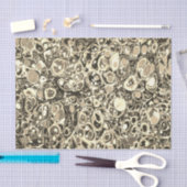 Stijlvol Abstract beige geelbruin marmeren patroon Tissuepapier (Craft)