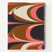 Stijlvol Abstract eigentijds elegant persoonlijk Notitieboek (Achterkant)