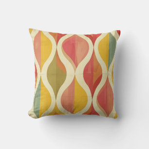 Stijlvol Abstract Mid Century Pattern Kussen