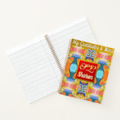 Stijlvol Abstract Moederdag Cadeau Monogram Met Na Notitieboek (Binnen)