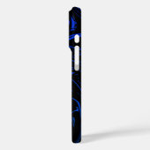 Stijlvol Abstract ontwerp van het marmerpatroon Case-Mate iPhone Case (Achterkant / Links)