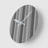 Stijlvol Abstract patroon Ronde Klok (Hoek)