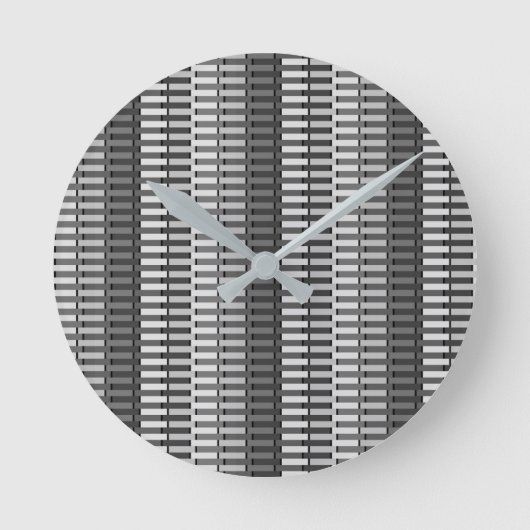 Stijlvol Abstract patroon Ronde Klok (Voorkant)