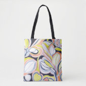 Stijlvol Abstract patroon voor botanische Waterver Tote Bag (Voorkant)