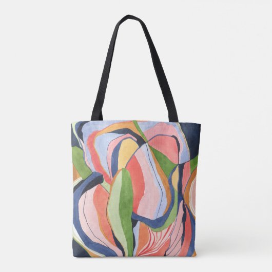 Stijlvol Abstract patroon voor botanische Waterver Tote Bag (Achterkant)
