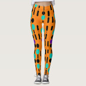 Stijlvol Abstract patroonontwerp Leggings (Voorkant)