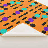 Stijlvol Abstract patroonontwerp Sherpa Deken (3/4)