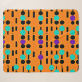 Stijlvol Abstract patroonontwerp Sherpa Deken (Voorkant (horizontaal))
