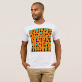 Stijlvol Abstract patroonontwerp T-shirt (Voorkant volledig)