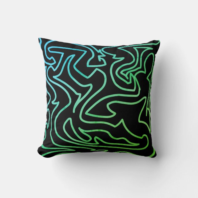 Stijlvol Abstract Sierkussen voor kunststofkussen (Voorkant)