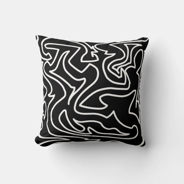 Stijlvol Abstract Sierkussen voor kunststofkussen (Voorkant)