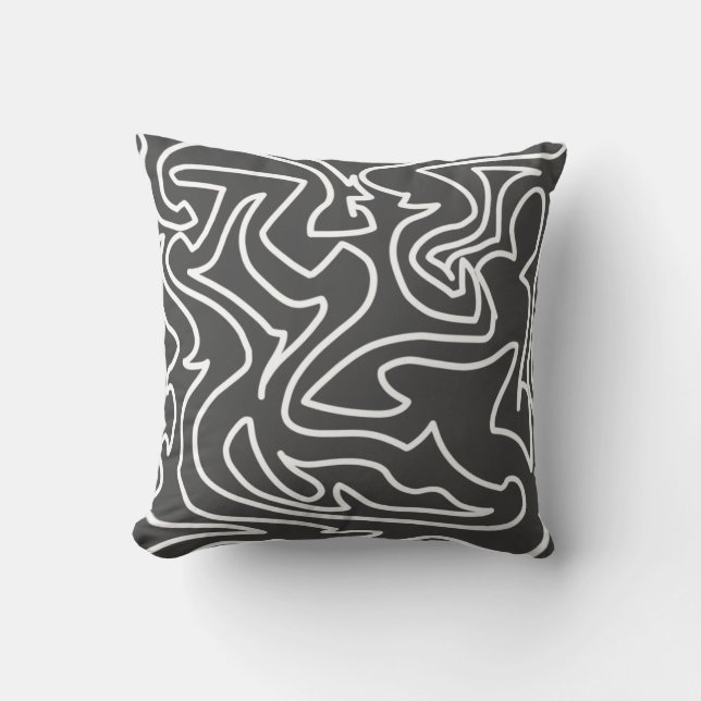 Stijlvol Abstract Sierkussen voor kunststofkussen (Voorkant)
