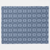 Stijlvol Abstract Tao-patroon in lichtblauwe schad Fleece Deken (Voorkant (Horizontaal))