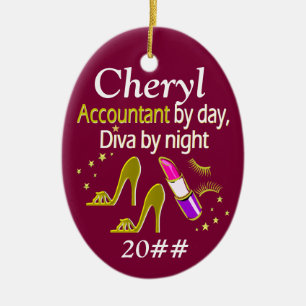 STIJLVOL ACCOUNTANT GEPERSONALISEERD ORNAMENT