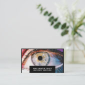 Stijlvol Afbeelding, beveiligingsservice Visitekaartje (Staand voorkant)