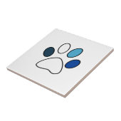 Stijlvol, afbeelding en flap voor voetovers tegeltje (Zijkant)