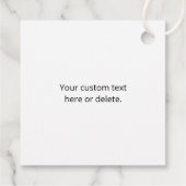 Stijlvol Afbeelding, ontwerp of zakelijk Logo-patr Bedankjes Labels (Achterkant)