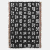 Stijlvol Afbeelding, ontwerp of zakelijk Logo-patr Deken (Voorkant Verticaal)