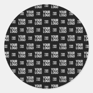 Stijlvol Afbeelding, ontwerp of zakelijk Logo-patr Ronde Sticker