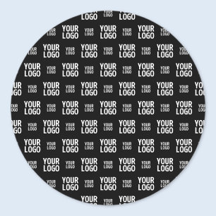 Stijlvol Afbeelding, ontwerp of zakelijk Logo-patr Ronde Sticker