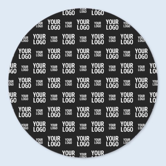 Stijlvol Afbeelding, ontwerp of zakelijk Logo-patr Ronde Sticker