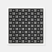 Stijlvol Afbeelding, ontwerp of zakelijk Logo-patr Servet (Voorkant)